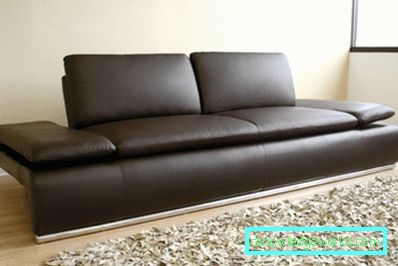 Divano in pelle all'interno - 100 opzioni di design fotografico