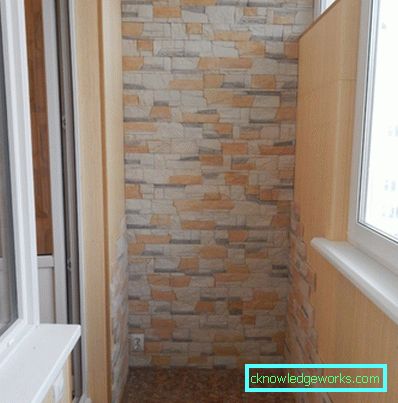 Muri di mattoni sul balcone - 77 foto di idee e opzioni di decorazione
