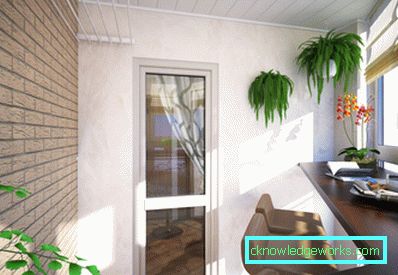 Muri di mattoni sul balcone - 77 foto di idee e opzioni di decorazione
