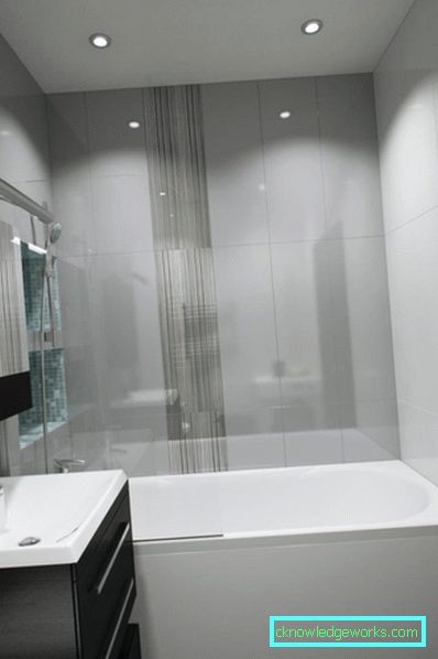 Bagno design 3 quadrati. - 64 foto di un bellissimo interno nello stile del minimalismo