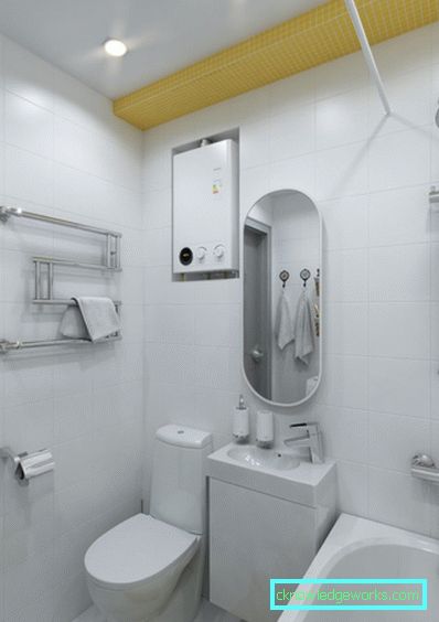Bagno design 3 quadrati. - 64 foto di un bellissimo interno nello stile del minimalismo