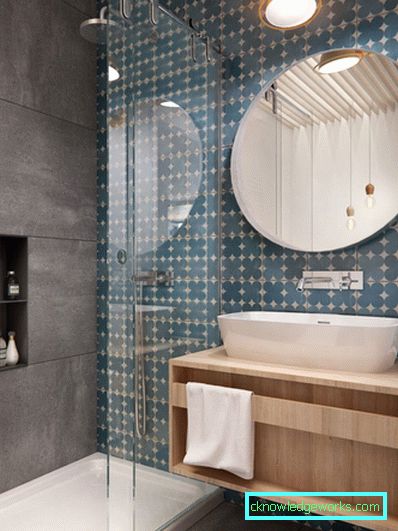 Bagno design 3 quadrati. - 64 foto di un bellissimo interno nello stile del minimalismo