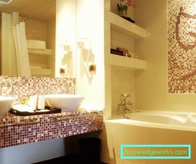 Bagno design 3 quadrati. - 64 foto di un bellissimo interno nello stile del minimalismo