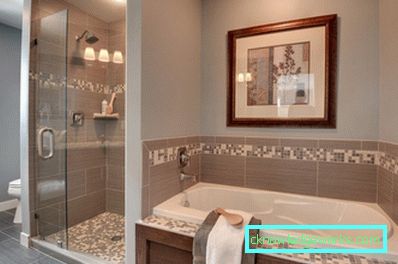 Piastrellatura del bagno: 54 idee fotografiche per la creazione di uno sfondo di designer