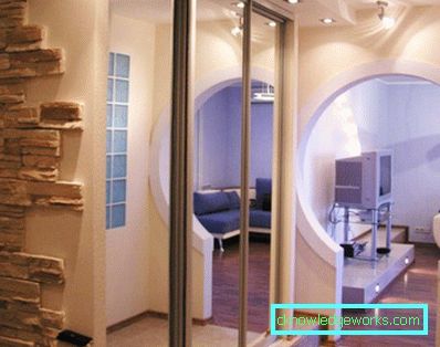 Arch design nel corridoio - foto di soluzioni non standard Arch design nel corridoio - foto di soluzioni non standard