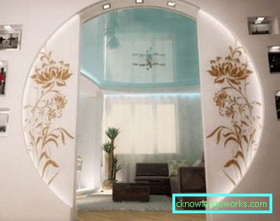 Arch design nel corridoio - foto di soluzioni non standard Arch design nel corridoio - foto di soluzioni non standard