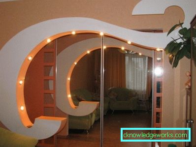 Arch design nel corridoio - foto di soluzioni non standard Arch design nel corridoio - foto di soluzioni non standard