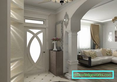 Arch design nel corridoio - foto di soluzioni non standard Arch design nel corridoio - foto di soluzioni non standard