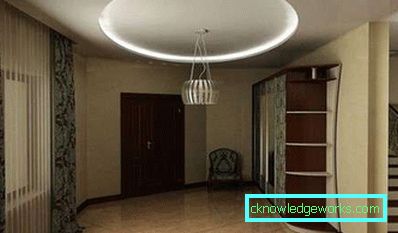 Disegna un corridoio in una casa privata con una foto delle scale