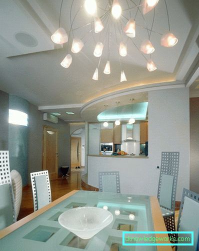 Design cucina-soggiorno di 18 metri quadrati. m Design cucina-soggiorno di 18 metri quadrati. m