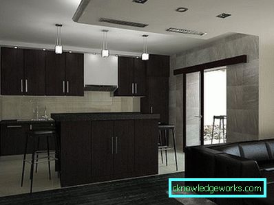 Design cucina-soggiorno di 30 metri quadrati. m Design cucina-soggiorno di 30 metri quadrati. m