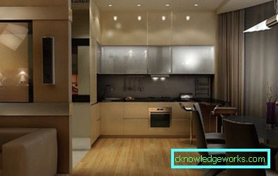 Design cucina-soggiorno di 30 metri quadrati. m Design cucina-soggiorno di 30 metri quadrati. m