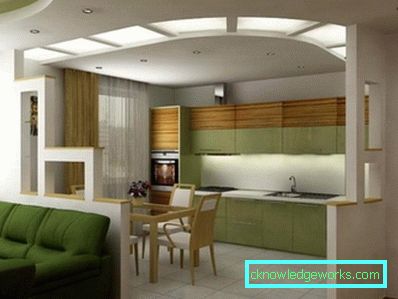 Design cucina-soggiorno di 30 metri quadrati. m Design cucina-soggiorno di 30 metri quadrati. m
