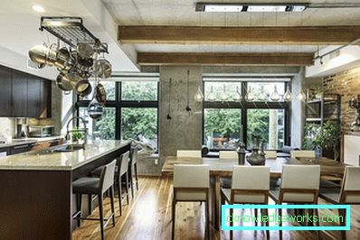 Design cucina-soggiorno di 30 metri quadrati. m Design cucina-soggiorno di 30 metri quadrati. m