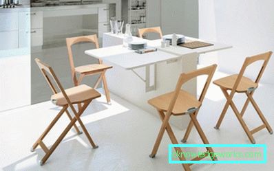 Area design cucina di 8 metri quadrati. metri con frigo Area design cucina di 8 metri quadrati. metri con frigo