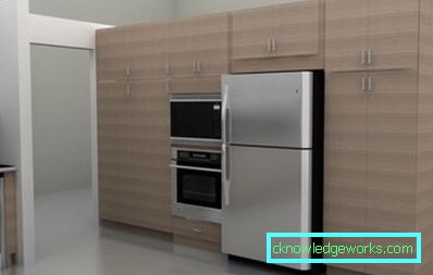 282-Design della cucina con frigorifero