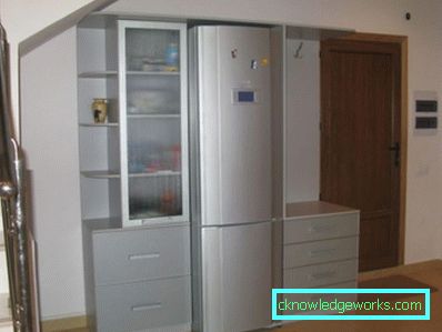 282-Design della cucina con frigorifero