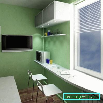 Design della cucina con una finestra - 50 foto interne