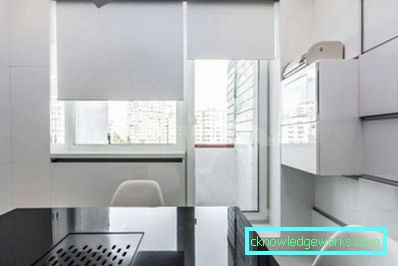 Design della cucina con una finestra - 50 foto interne
