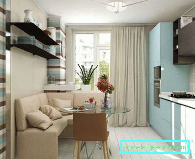 Design della cucina con una finestra - 50 foto interne