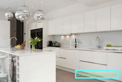 Design della cucina con un'isola - caratteristiche