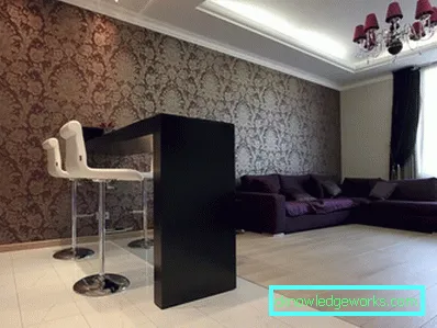 441-Cucina di design combinata con il soggiorno