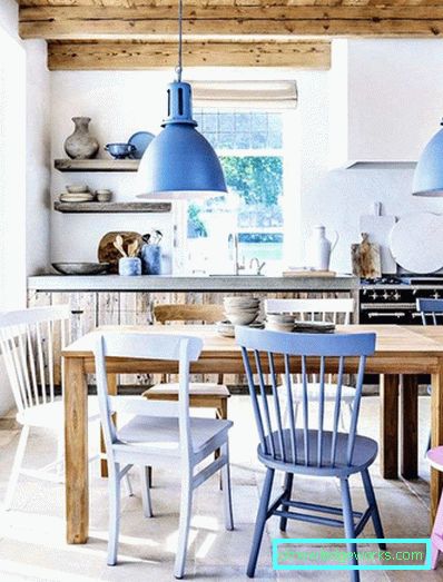 Design della cucina in una casa privata