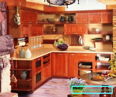 Design della cucina in una casa privata