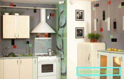 Design della cucina in una casa privata