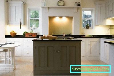 Design della cucina in una casa privata