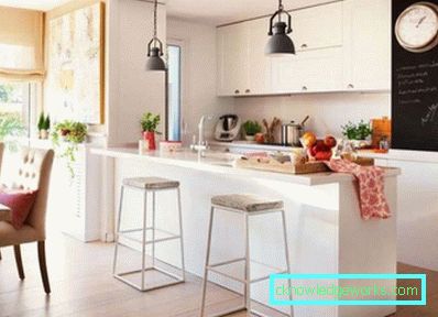 Design della cucina in una casa privata