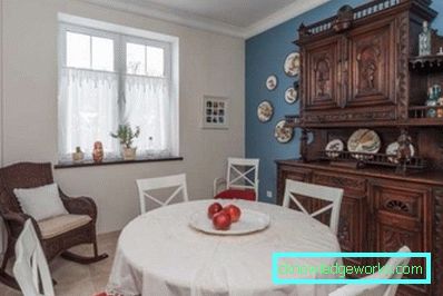 Design della cucina in una casa privata