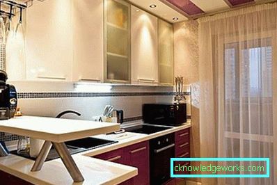Design della cucina in un monolocale