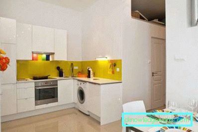 Design della cucina in un monolocale