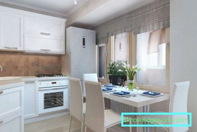 Design della cucina in un monolocale