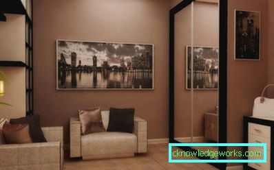 Progettazione di un corridoio quadrato nell'appartamento - foto reali Progettazione di un corridoio quadrato nell'appartamento - foto reali