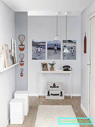 Progettazione di un corridoio quadrato nell'appartamento - foto reali Progettazione di un corridoio quadrato nell'appartamento - foto reali