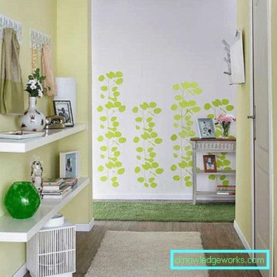 Progettazione di un corridoio quadrato nell'appartamento - foto reali Progettazione di un corridoio quadrato nell'appartamento - foto reali