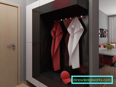 Progettazione di un corridoio quadrato nell'appartamento - foto reali Progettazione di un corridoio quadrato nell'appartamento - foto reali