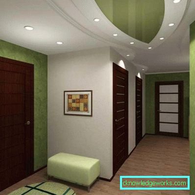 Progettazione di un corridoio quadrato nell'appartamento - foto reali Progettazione di un corridoio quadrato nell'appartamento - foto reali