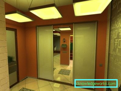 Progettazione di un corridoio quadrato nell'appartamento - foto reali Progettazione di un corridoio quadrato nell'appartamento - foto reali