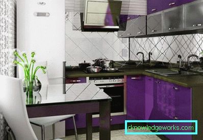 Progettare una piccola cucina di 5 metri quadrati con un frigorifero Progettare una piccola cucina di 5 metri quadrati con un frigorifero