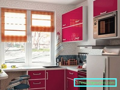 Progettare una piccola cucina di 5 metri quadrati con un frigorifero Progettare una piccola cucina di 5 metri quadrati con un frigorifero