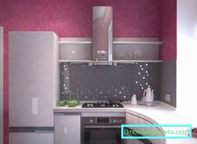 Progettare una piccola cucina di 5 metri quadrati con un frigorifero Progettare una piccola cucina di 5 metri quadrati con un frigorifero
