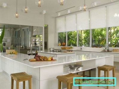 Tende di design per la cucina