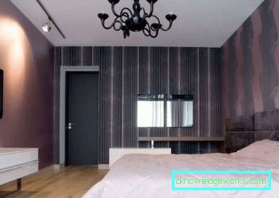Camera da letto di design di 16 mq in stile moderno - foto interna Camera da letto di design di 16 mq in stile moderno - foto interna