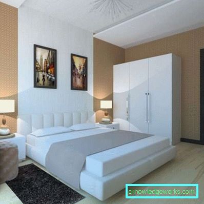 Design della camera da letto con mobili bianchi - foto e stili interni Design della camera da letto con mobili bianchi - foto e stili interni