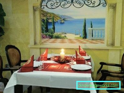 Photowall-paper in un salotto interno in stile moderno - una foto di idee