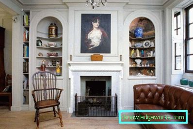 Soggiorno in stile inglese - Foto di interni e caratteristiche di stile
