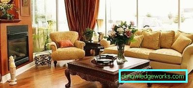 Soggiorno in stile inglese - Foto di interni e caratteristiche di stile